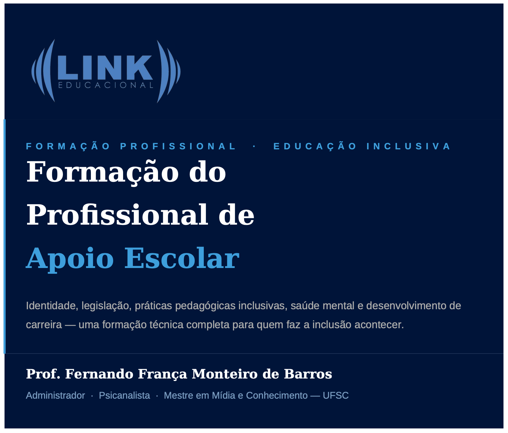 E-Book Profissional de Apoio Escolar